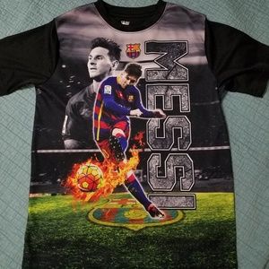 Messi polyester t-shirt.